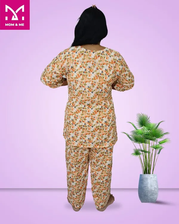 Orange_Cotton_Premium_&_Elegant_Kurta_&_Pyjama_Co-Ord_Set_For_Women