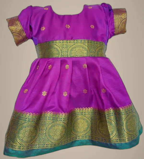 Purple_Satin_Premium_&_Elegant_Frock_For_Girls