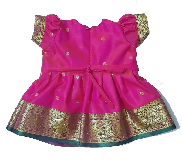 Pink_Satin_Premium_&_Elegant_Frock_For_Girls