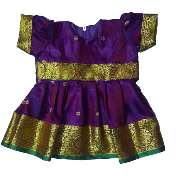 Wine_Satin_Premium_&_Elegant_Frock_For_Girls
