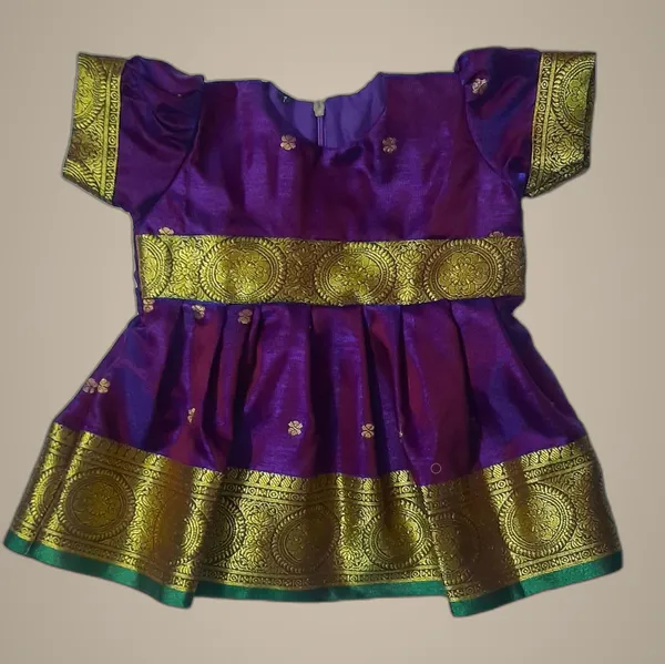 Wine_Satin_Premium_&_Elegant_Frock_For_Girls