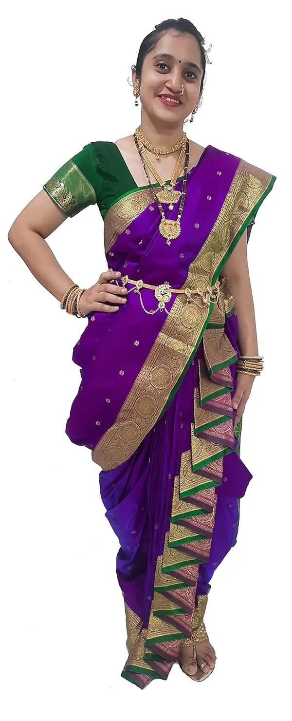 Purple_Belgaon_Silk_Premium_&_Elegant_Shahi_Mastani_Nauwari_Saree_With_Blouse_Piece_For_Women