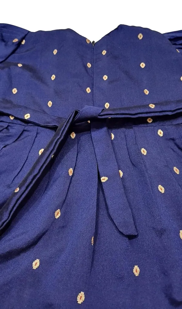 Navy_Blue_Taffeta_Premium_&_Elegant_Frock_For_Girls