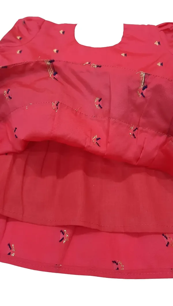 Peach_Taffeta_Premium_&_Elegant_Frock_For_Girls