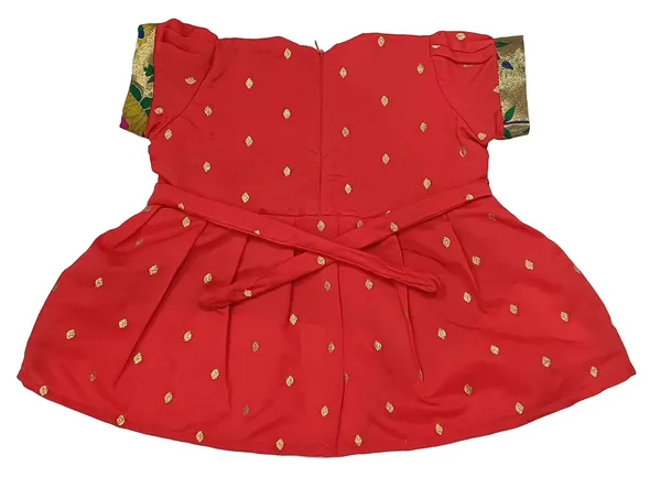 Red_Taffeta_Premium_&_Elegant_Frock_For_Girls
