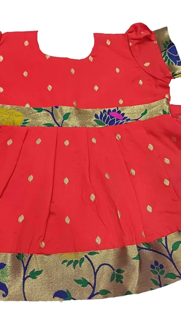Red_Taffeta_Premium_&_Elegant_Frock_For_Girls