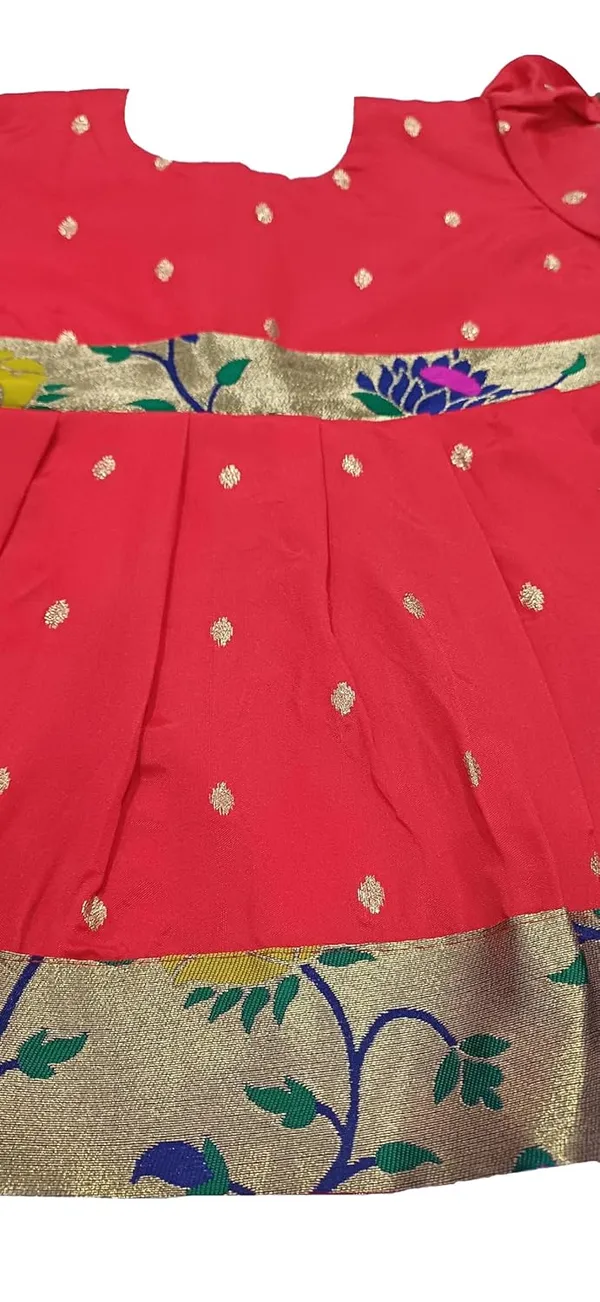 Red_Taffeta_Premium_&_Elegant_Frock_For_Girls