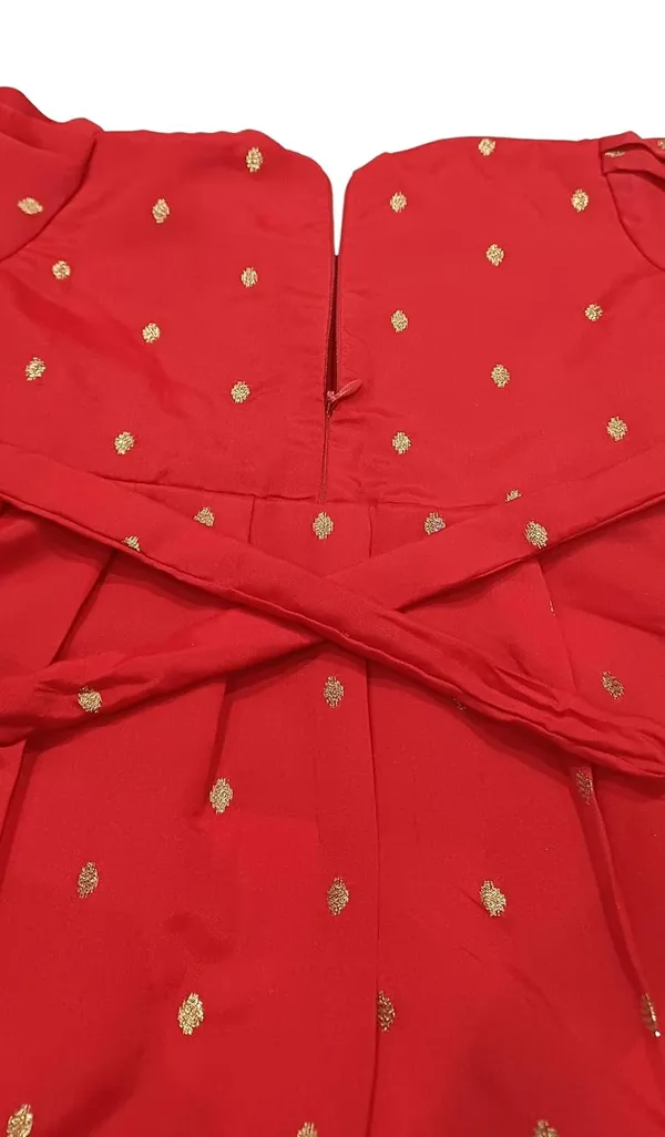 Red_Taffeta_Premium_&_Elegant_Frock_For_Girls