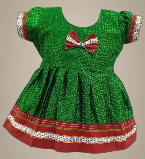 Multicolor_Khan_(Cotton_Blend)_Premium_&_Elegant_Frock_For_Girls