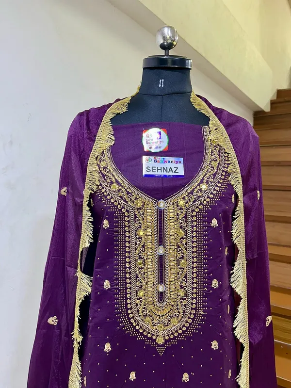 Purple_Cotton_Embroidery_Unstitched_Suit_For_Women