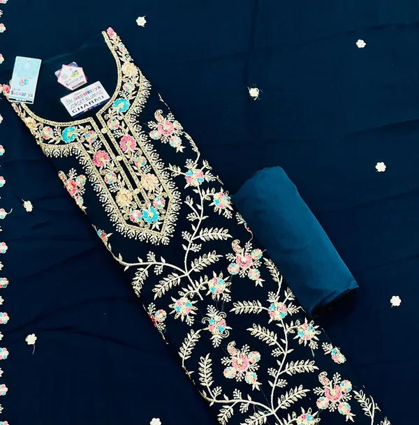 Blue_Georgette_Party_Wear_Traditional_Embroidery_Unstitched_Suit_For_Women