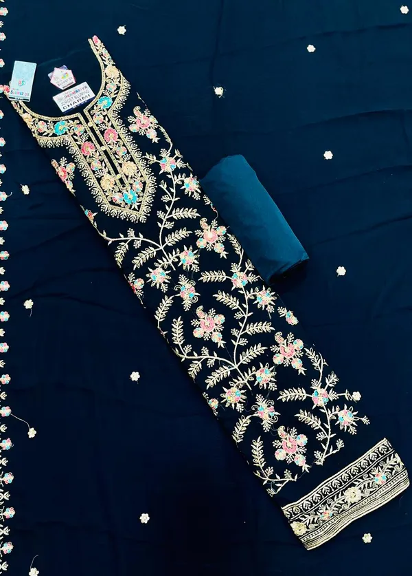 Blue_Georgette_Party_Wear_Traditional_Embroidery_Unstitched_Suit_For_Women