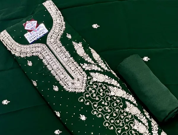 Green_Georgette_Party_Wear_Traditional_Embroidery_Unstitched_Suit_For_Women