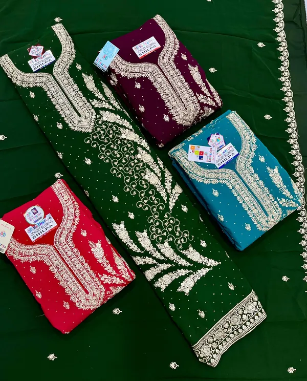 Green_Georgette_Party_Wear_Traditional_Embroidery_Unstitched_Suit_For_Women