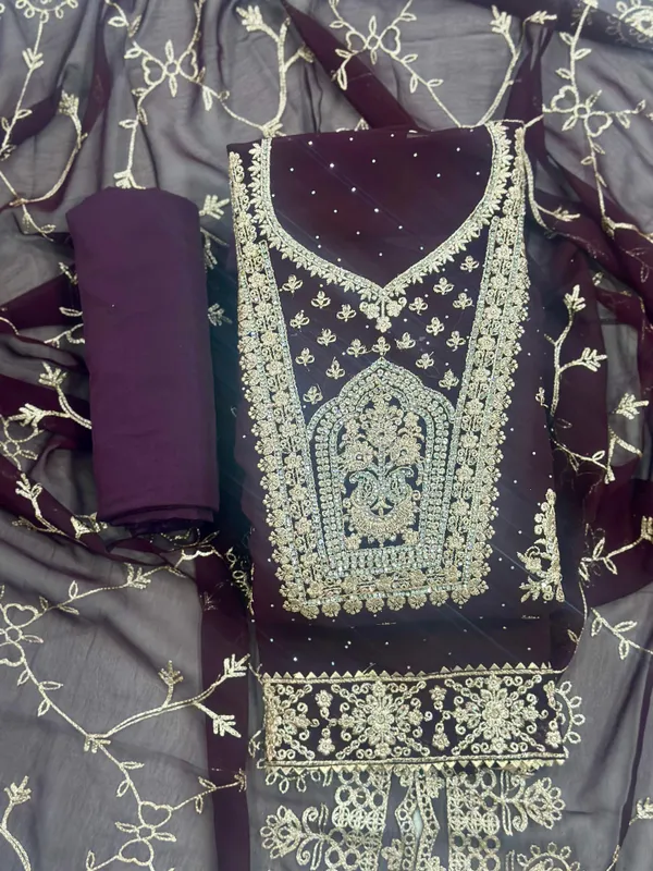 Purple_Georgette_Party_Wear_Traditional_Embroidery_Unstitched_Suit_For_Women