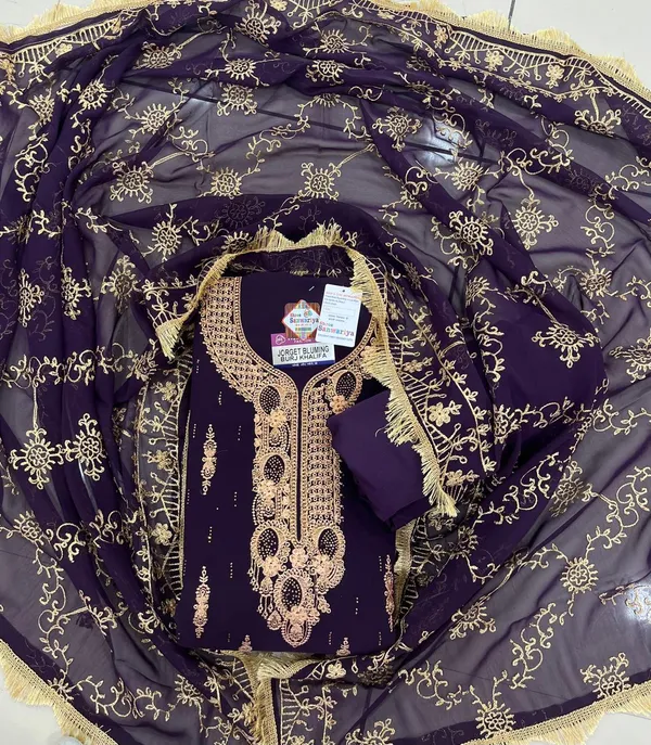 Purple_Georgette_Party_Wear_Traditional_Embroidery_Unstitched_Suit_For_Women