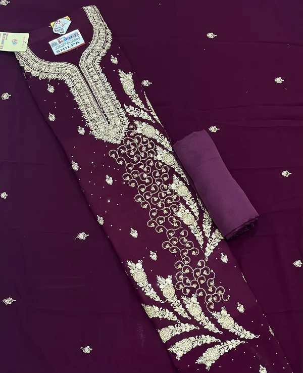 Purple_Georgette_Party_Wear_Traditional_Embroidery_Unstitched_Suit_For_Women