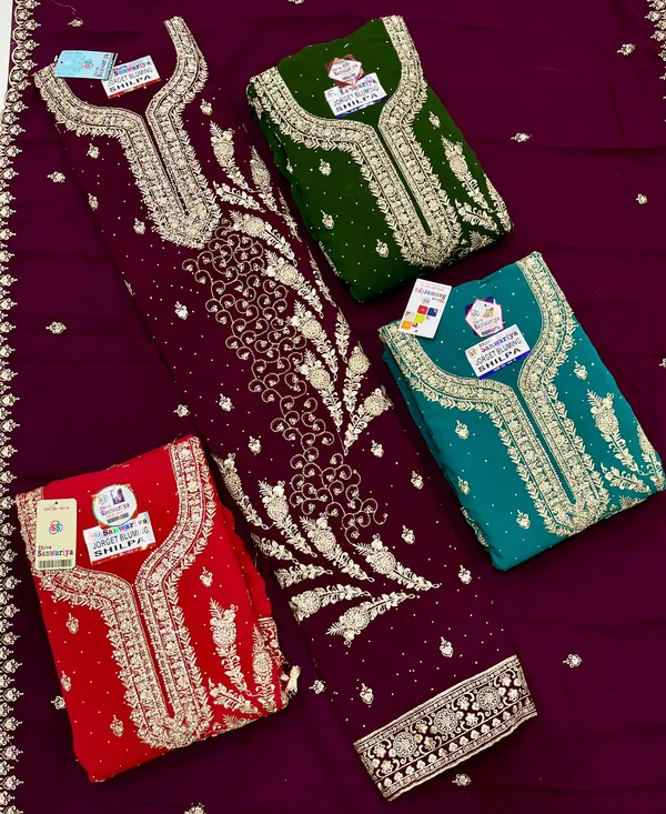 Purple_Georgette_Party_Wear_Traditional_Embroidery_Unstitched_Suit_For_Women