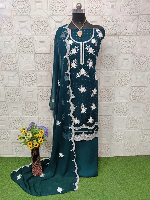 Blue_Georgette_Party_Wear_Traditional_Embroidery_Unstitched_Suit_For_Women
