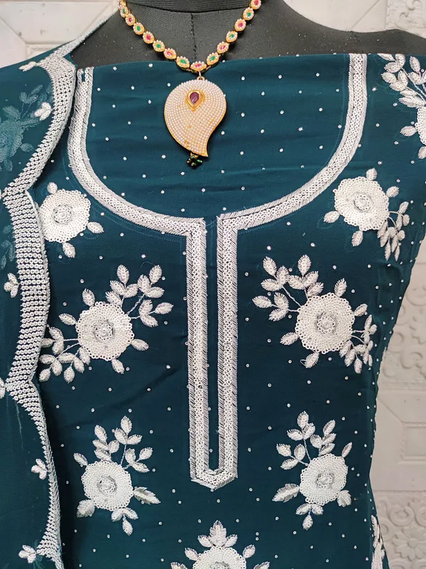 Blue_Georgette_Party_Wear_Traditional_Embroidery_Unstitched_Suit_For_Women