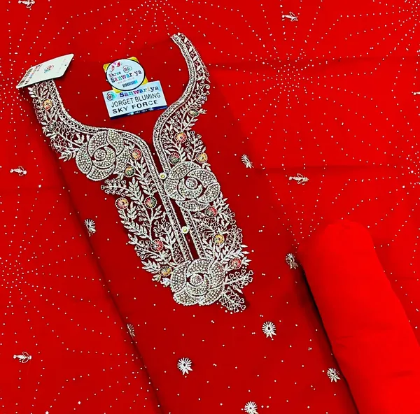 Red_Georgette_Party_Wear_Traditional_Embroidery_Unstitched_Suit_For_Women