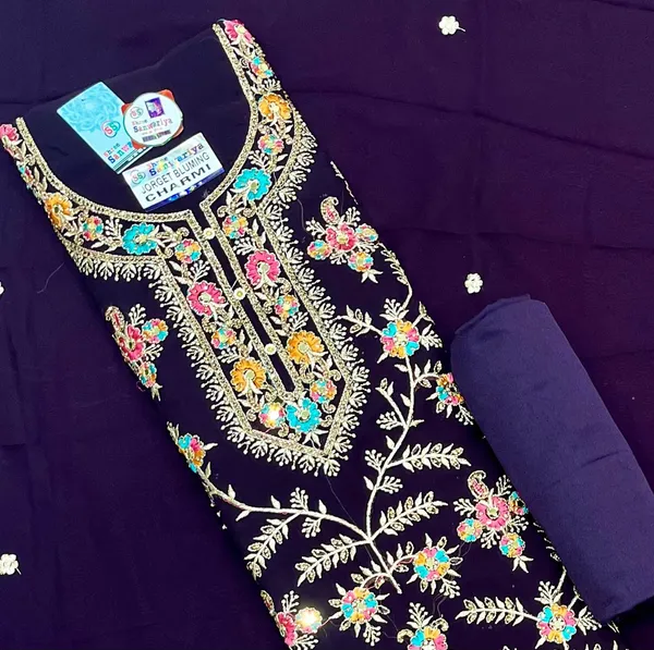 Purple_Georgette_Party_Wear_Traditional_Embroidery_Unstitched_Suit_For_Women