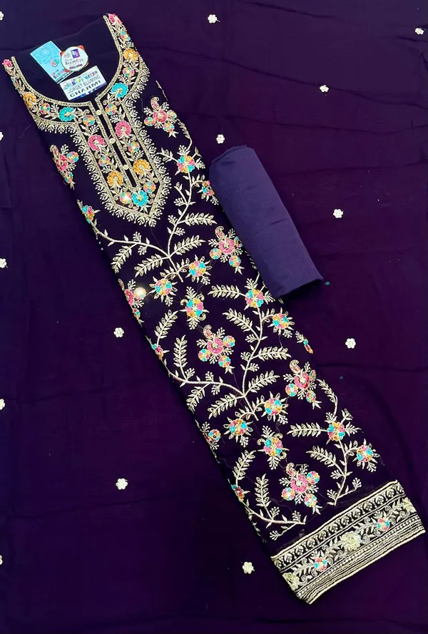 Purple_Georgette_Party_Wear_Traditional_Embroidery_Unstitched_Suit_For_Women
