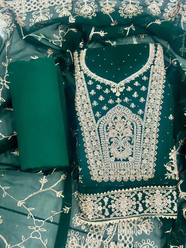 Green_Georgette_Party_Wear_Traditional_Embroidery_Unstitched_Suit_For_Women