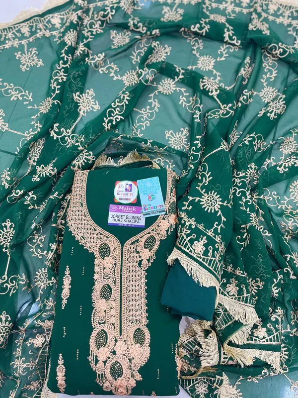 Green_Georgette_Party_Wear_Traditional_Embroidery_Unstitched_Suit_For_Women