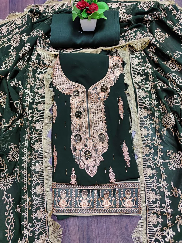 Green_Georgette_Party_Wear_Traditional_Embroidery_Unstitched_Suit_For_Women