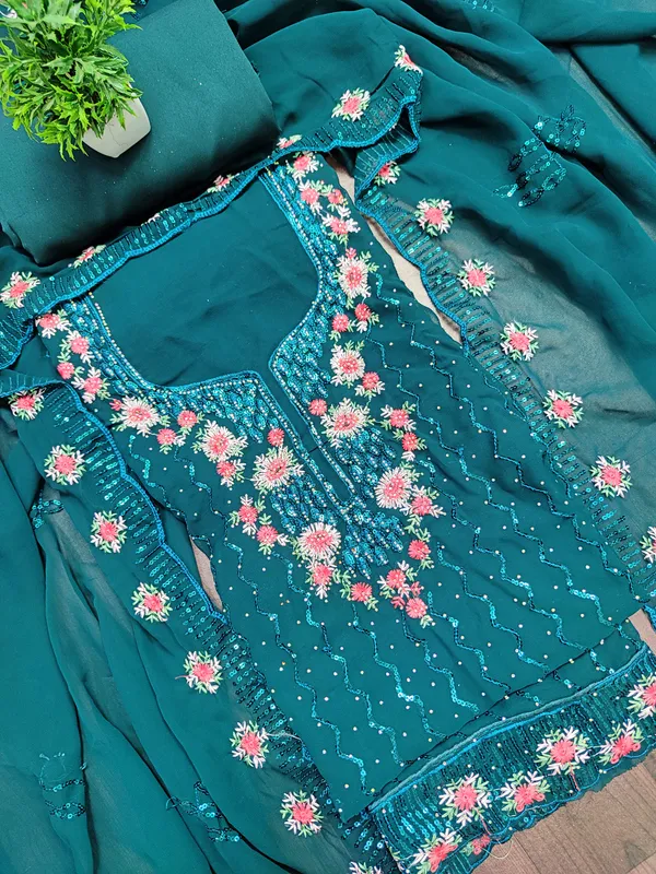 Blue_Georgette_Party_Wear_Traditional_Embroidery_Unstitched_Suit_For_Women