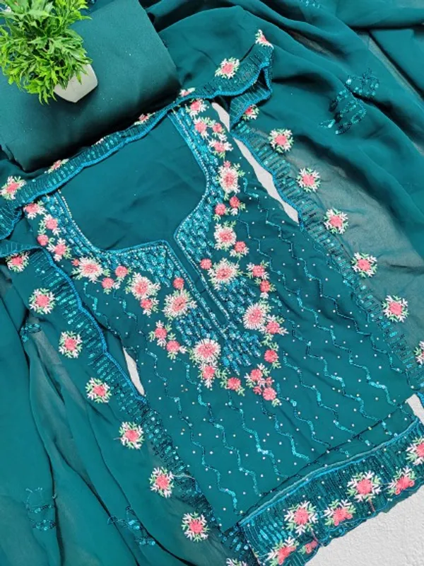 Blue_Georgette_Party_Wear_Traditional_Embroidery_Unstitched_Suit_For_Women