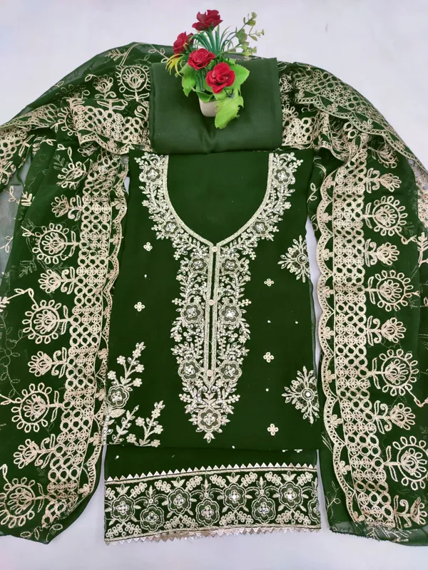Green_Georgette_Party_Wear_Traditional_Embroidery_Unstitched_Suit_For_Women