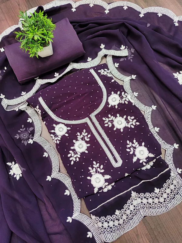 Purple_Georgette_Party_Wear_Traditional_Embroidery_Unstitched_Suit_For_Women