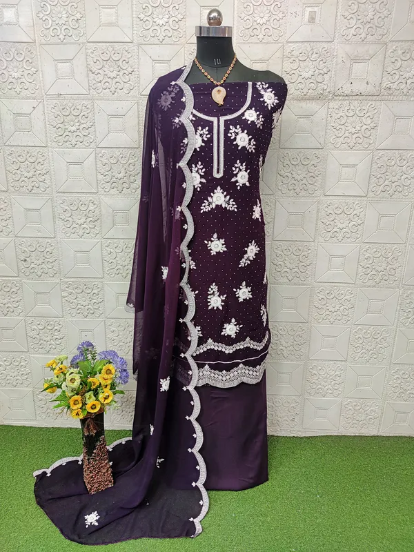 Purple_Georgette_Party_Wear_Traditional_Embroidery_Unstitched_Suit_For_Women