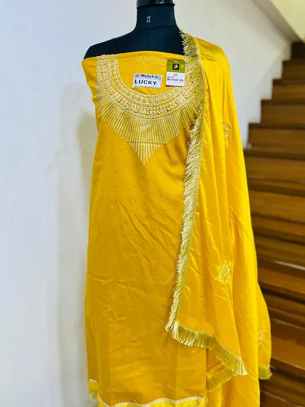 Mustard_Cotton_Embroidery_Unstitched_Suit_For_Women