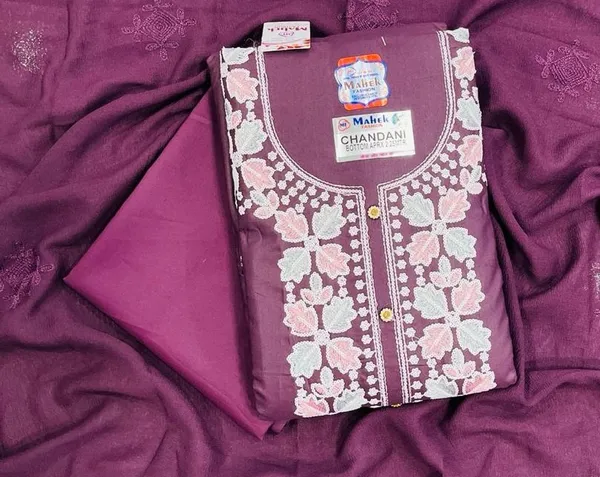 Purple_Cotton_Embroidery_Unstitched_Suit_For_Women