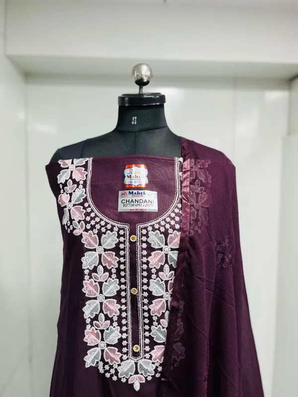Purple_Cotton_Embroidery_Unstitched_Suit_For_Women