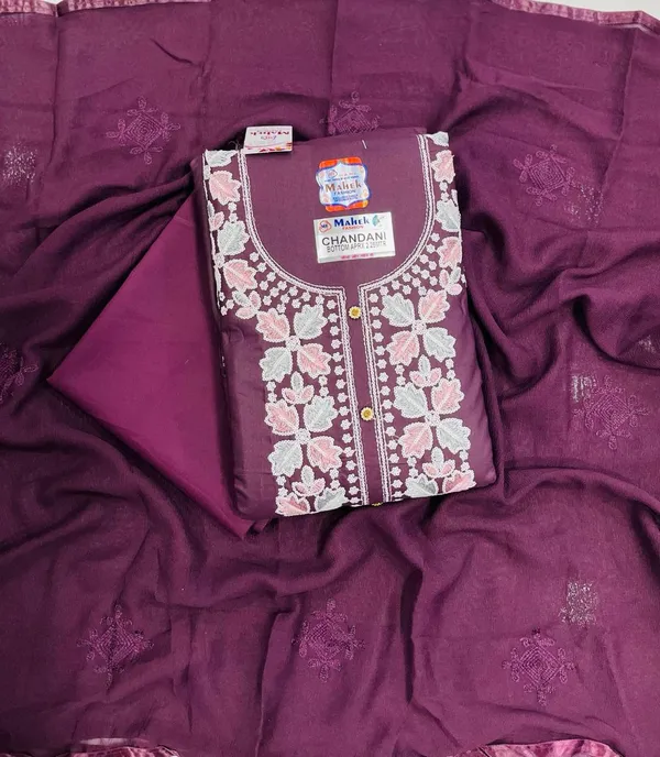 Purple_Cotton_Embroidery_Unstitched_Suit_For_Women