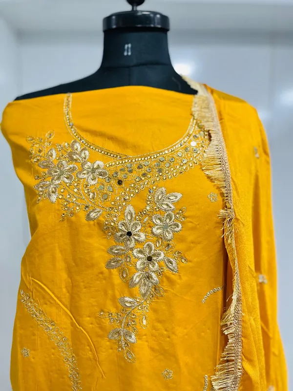 Mustard_Cotton_Embroidery_Unstitched_Suit_For_Women