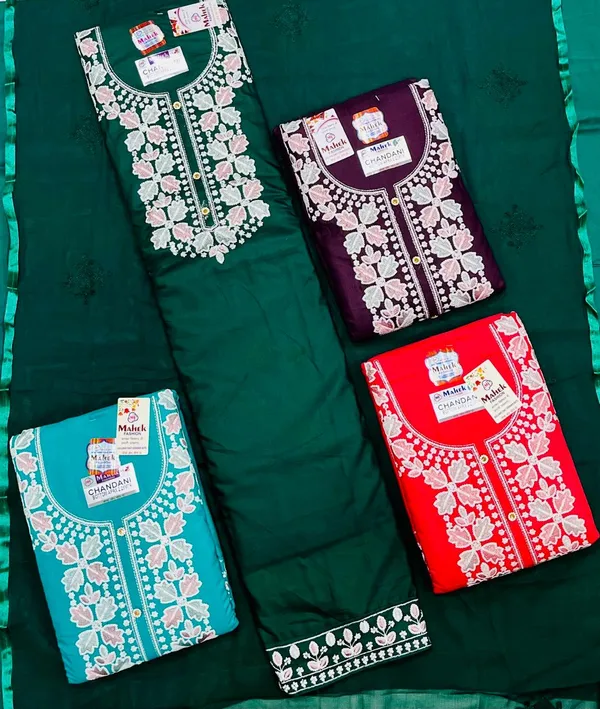 Blue_Cotton_Embroidery_Unstitched_Suit_For_Women