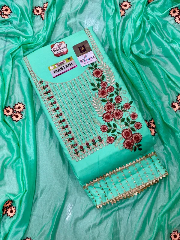 Mint_Green_Unstitched_Suit_For_Women_|_Cotton_Embroidery_Work_Unstitched_Suit