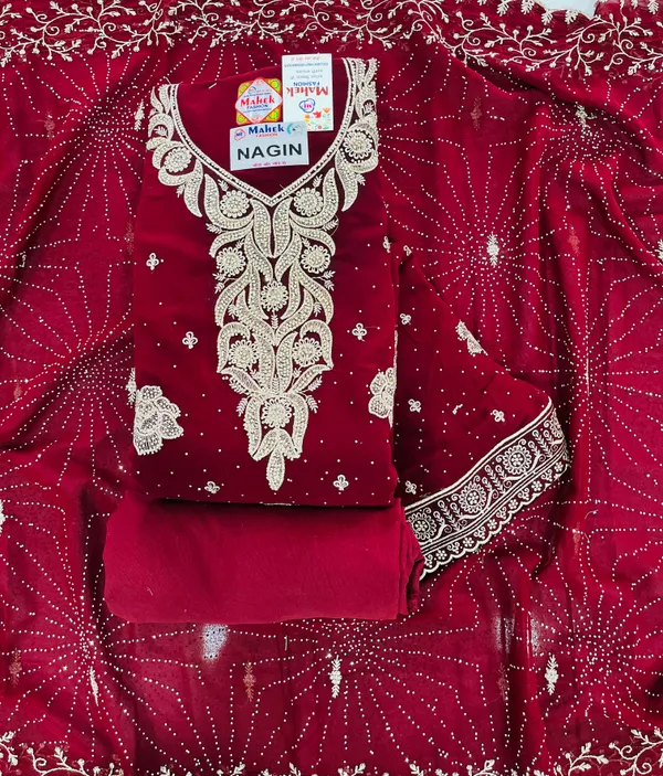 Maroon_Georgette_Party_Wear_Traditional_Embroidery_Unstitched_Suit_For_Women