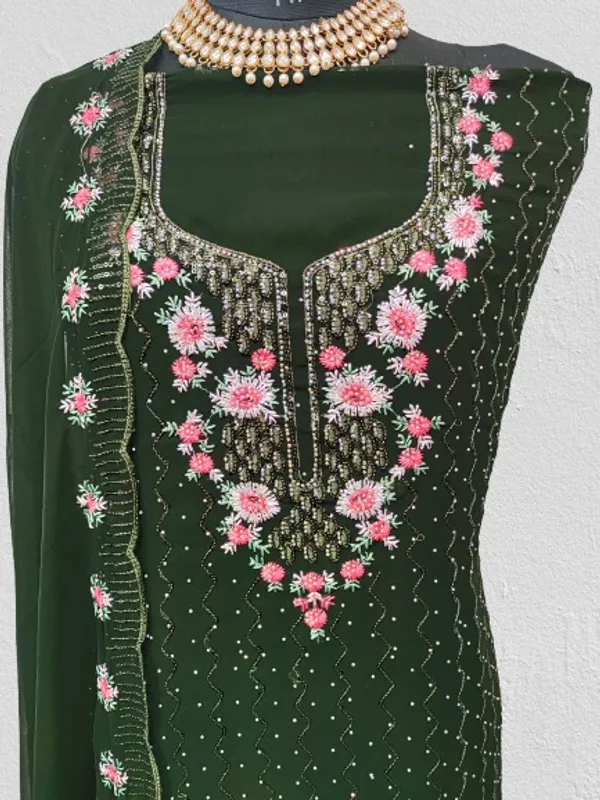 Green_Georgette_Party_Wear_Traditional_Embroidery_Unstitched_Suit_For_Women