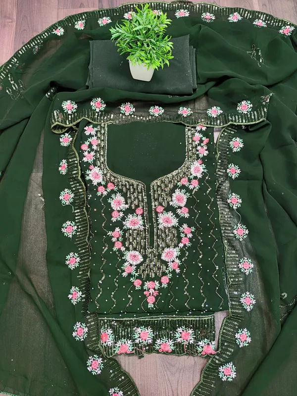 Green_Georgette_Party_Wear_Traditional_Embroidery_Unstitched_Suit_For_Women