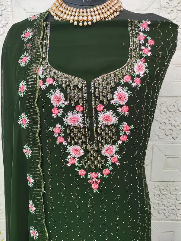 Green_Georgette_Party_Wear_Traditional_Embroidery_Unstitched_Suit_For_Women