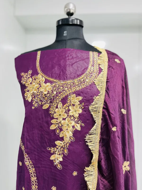 Purple_Cotton_Embroidery_Unstitched_Suit_For_Women