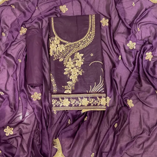 Purple_Cotton_Embroidery_Unstitched_Suit_For_Women