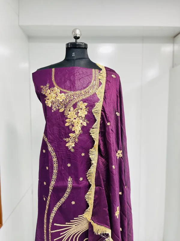 Purple_Cotton_Embroidery_Unstitched_Suit_For_Women