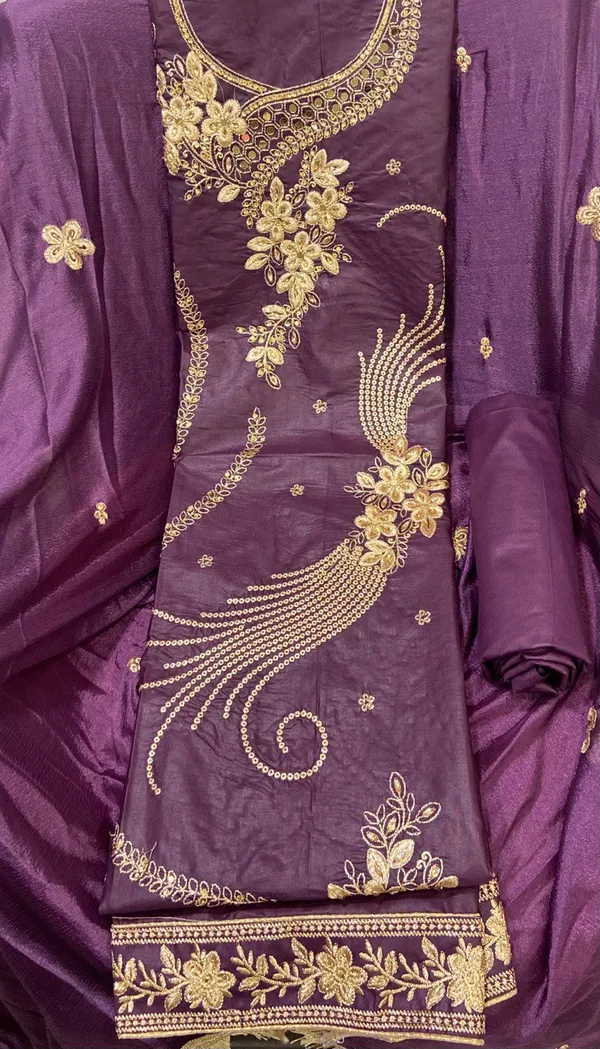 Purple_Cotton_Embroidery_Unstitched_Suit_For_Women